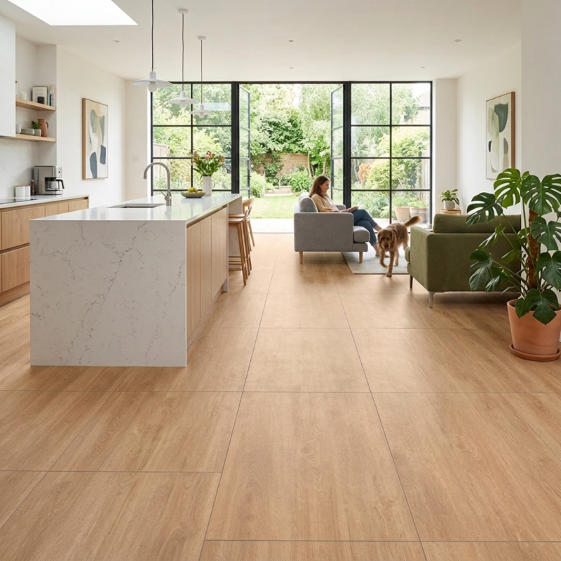 1200x600 Maple Wood Matt Porcelain Tile