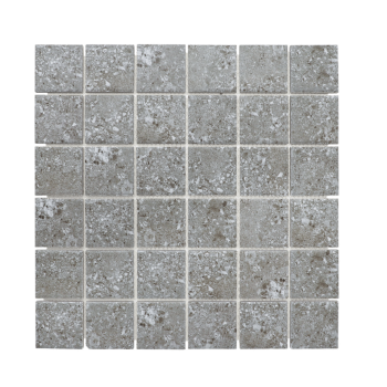 Mosaic - Porcelain Mosaic Terrazzo Light Grey