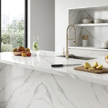 Countertop 2400x800 Calcatta Bianco