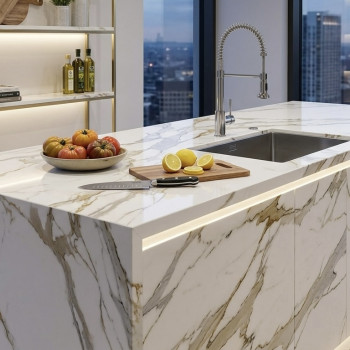 Countertop 2400x800 Calcatta Imperio