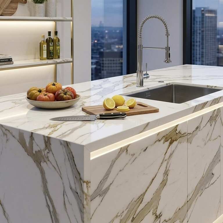 Countertop 2400x800 Calcatta Imperio