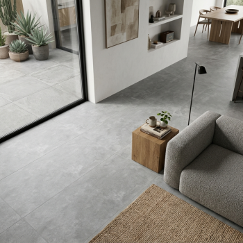 1200x600 Haze Grey Matt Porcelain Tile