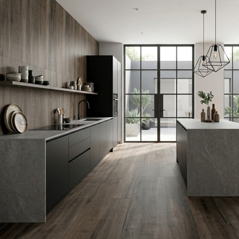 1200x600 Gallery Mocca Matt Porcelain Tile