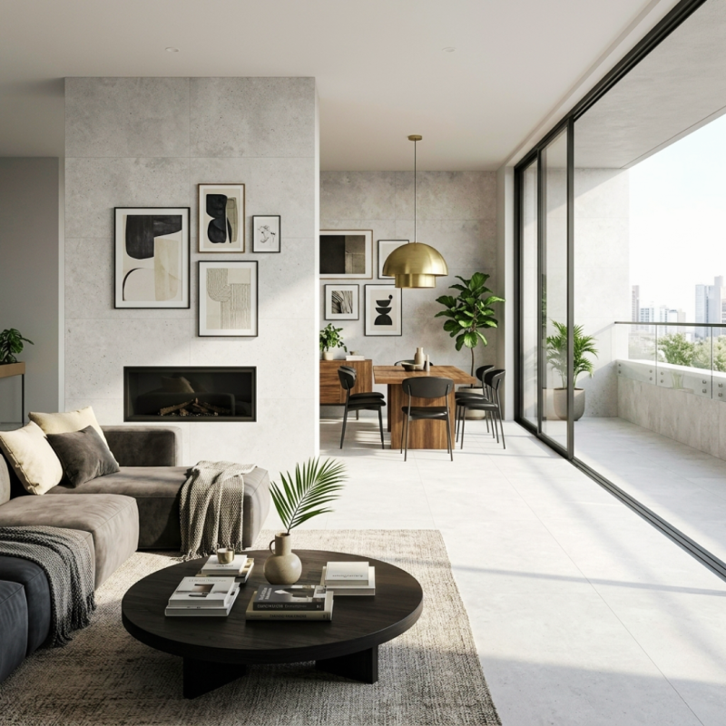 1200x600 Monaco Mist Matt Porcelain Tile