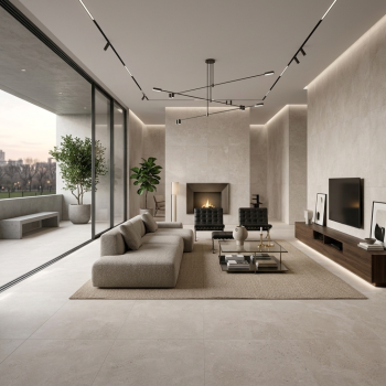 1200x600 Tuscan Bianco Matt Porcelain Tile