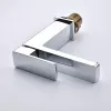 Square Basin Mixer - Chrome