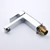 Square Basin Mixer - Chrome