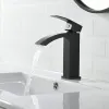 Black Curve Basin Mixer