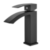 Black Curve Basin Mixer