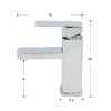 Basin Mixer Square - Chrome AY