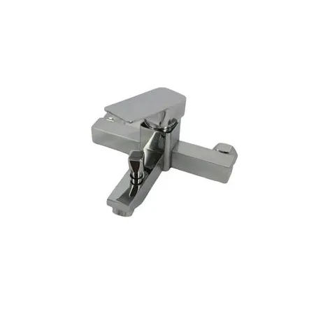 Square Bath Mixer - Chrome