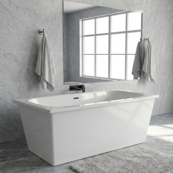 Bathtub Florence White Free Standing Skirted