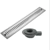 Shower Channel Drain 60cm - Silver Stainless Steel