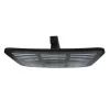 Rain Rectangular Shower Head 20cm-Black