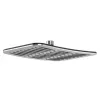 Rain Rectangular Shower Head 20cm - Chrome