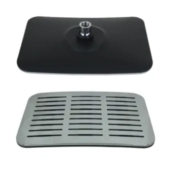 Rain Rectangular Shower Head 20cm - Chrome