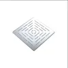 Slimline Stainless Steel Square Showerhead (with design)