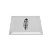 Slimline Stainless Steel Square Showerhead (with design)