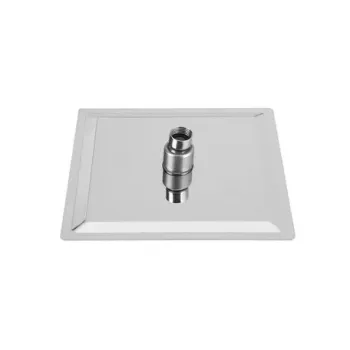 Slimline Stainless Steel Square Showerhead (with design)