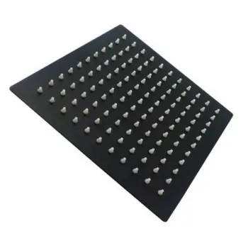 Black Shower Head Square 20cm