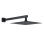 Black 25cm Square Shower Head + Arm