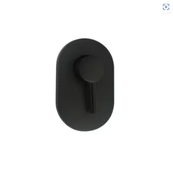 Black Shower Mixer - Pin Handle