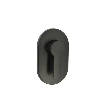 Black Oval Shower Mixer