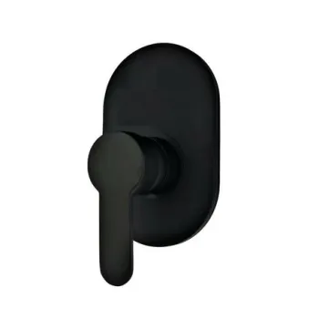 Black Oval Shower Mixer
