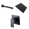 Black Shower Set Square