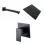 Black Shower Set Square