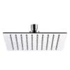 Square Shower Head, Round Shower Arm & Shower Mixer Set
