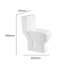 Closed Couple Toilet Set - Eva