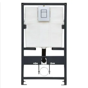 Concealed Cistern & Flush Plate - Chrome