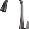 Pull-Down Kitchen Mixer Tap Gunmetal Grey