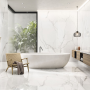 1200x600 Carrara White Polished Porcelain Tile