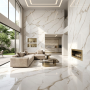 1200x600 Carrara Aurora Polished Porcelain Tile
