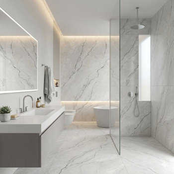 1200x600 Silver Silk Matt Carved Tile